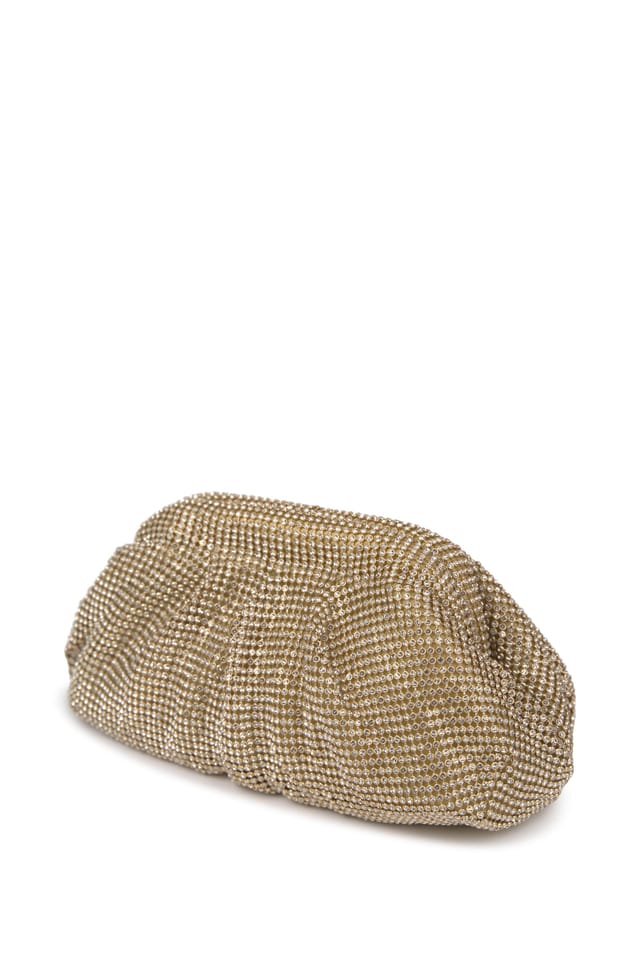 Paradox London Paradox London Women's Dianne Diamante Clutch Bag in Gold - 2