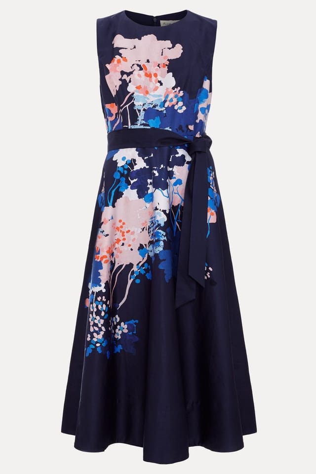 Phase Eight Phase Eight Women's Natalya Floral Dress in Dark Navy - 2