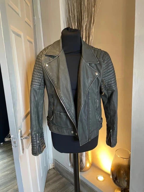 Topshop Topshop size 14 leather coat
