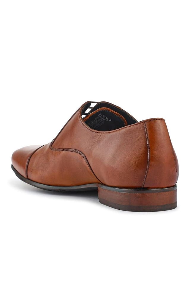 Jones Bootmaker Jones Bootmaker Men's Montreal Smart Leather Shoes in Tan - 3