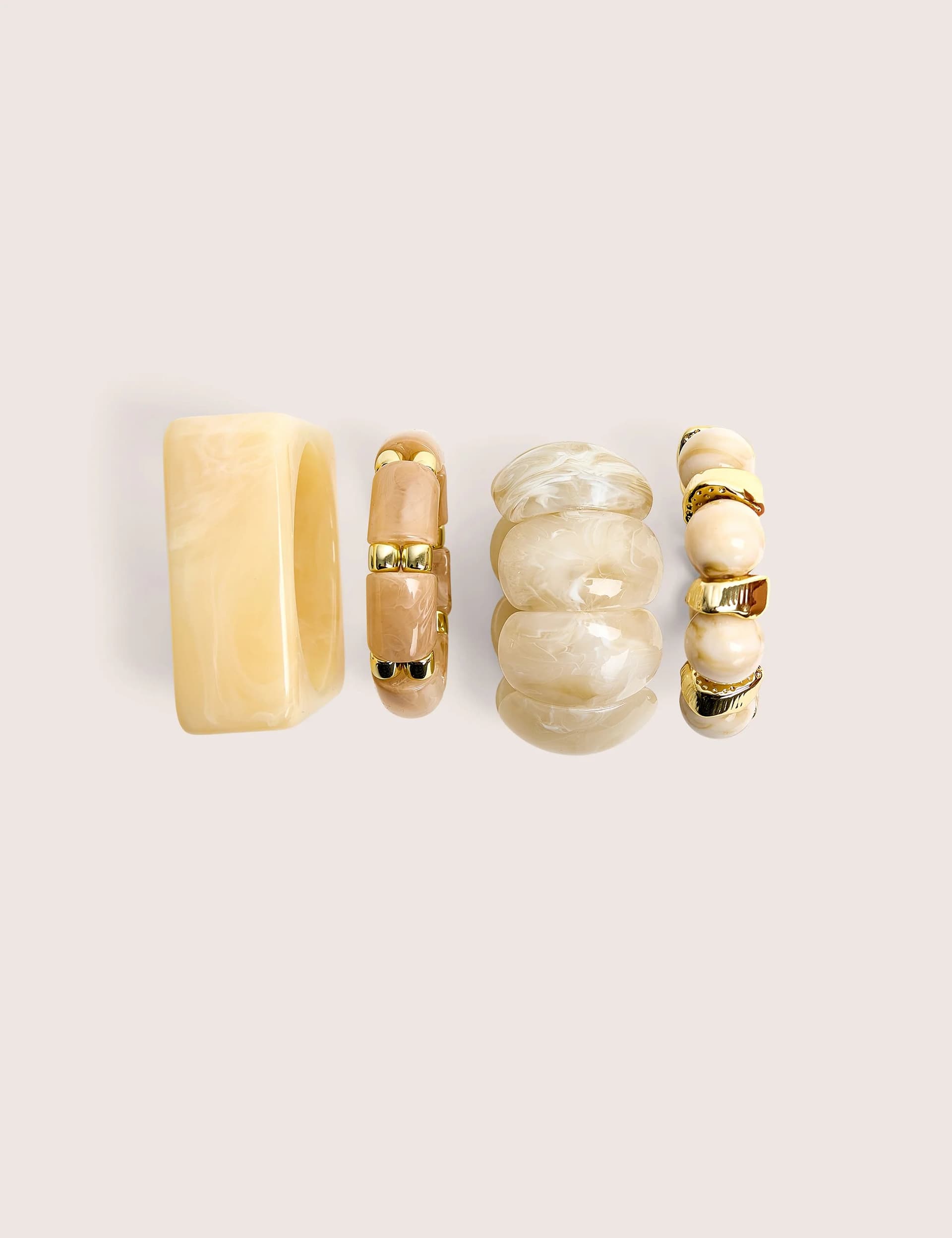 Public Desire Pack of Four Resin Bangles
