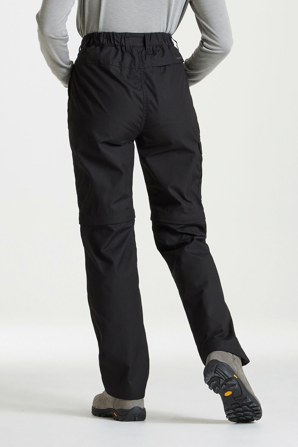 Craghoppers Craghoppers Women's Expert Kiwi Water Repellant Convertible Trousers in Black - 2