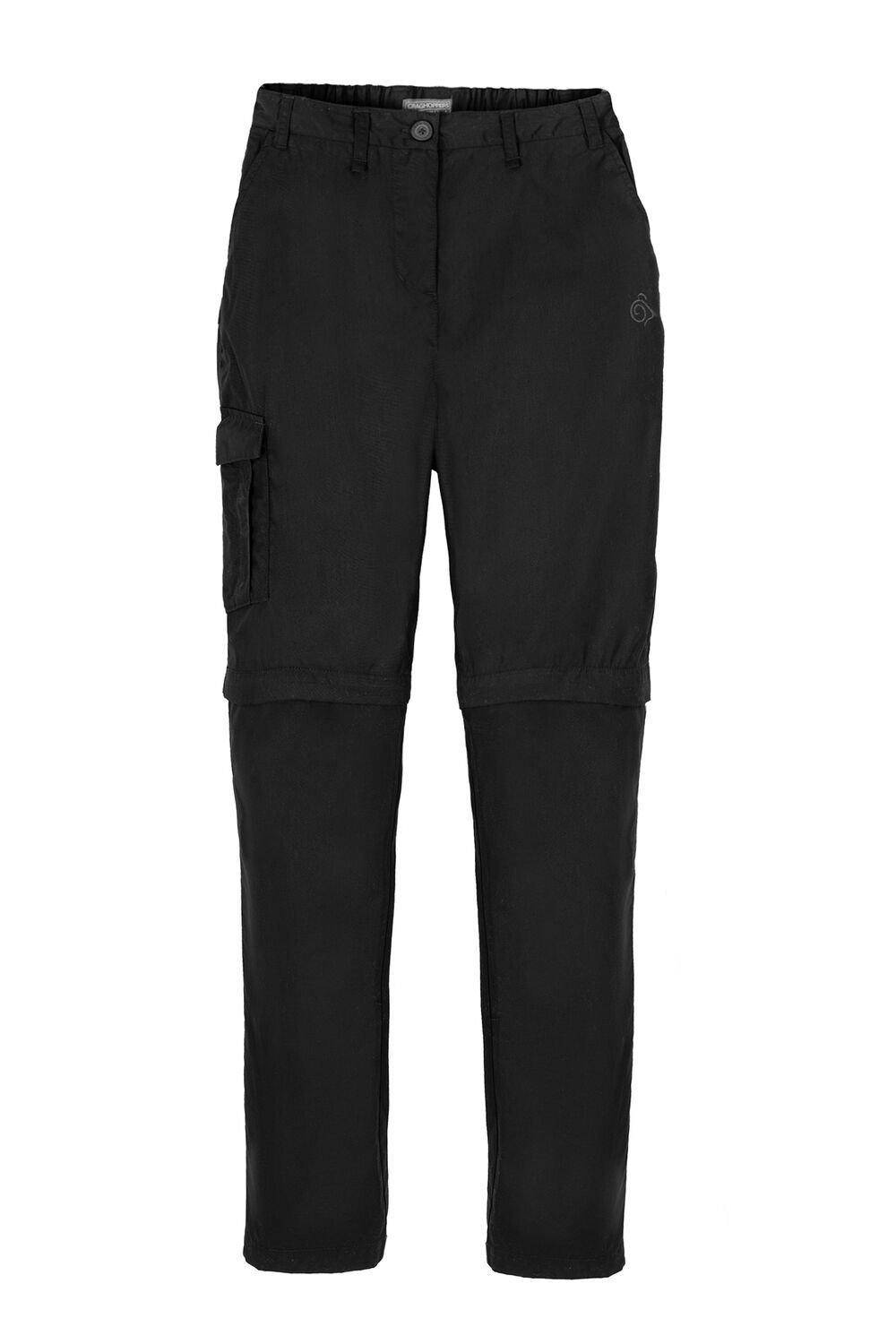 Craghoppers Craghoppers Women's Expert Kiwi Water Repellant Convertible Trousers in Black - 3