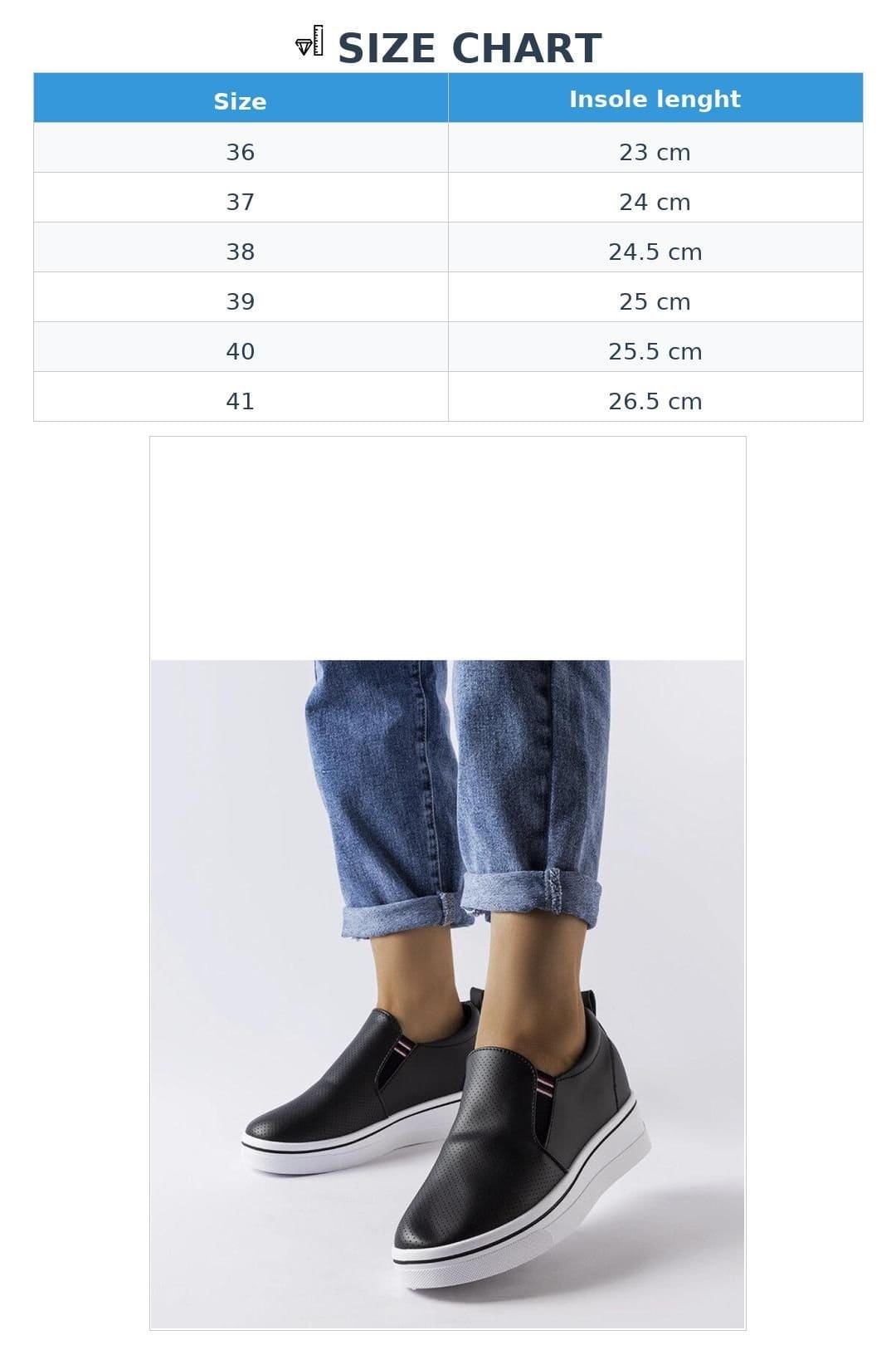 Love Lace Love Lace Women's Comfort Wedge Sneakers with Durable Rubber Grip Everyday in Black - 4
