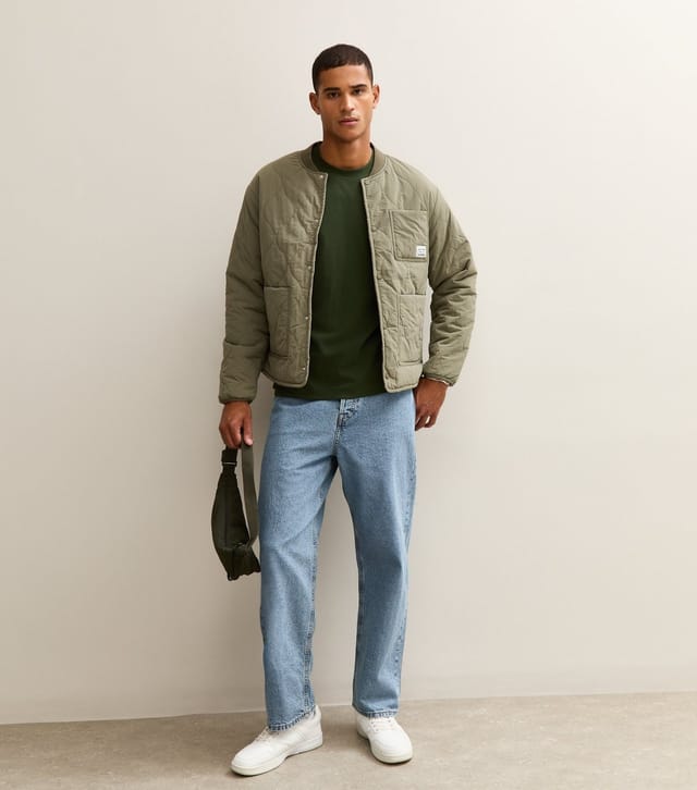 jack & jones Men's Blue Straight Leg Jeans Jack & Jones New Look - 2