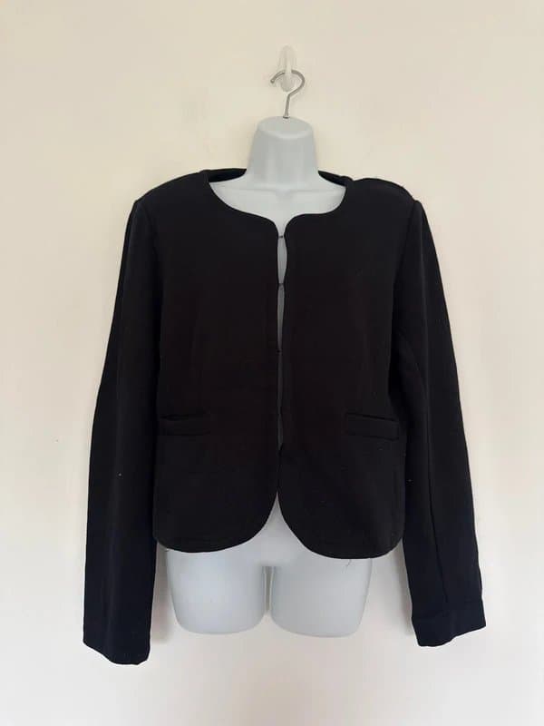 Whistles NEW (shop floor) Whistle Knitt Cotton Jersey Jackett - RRP $189 - UK 18