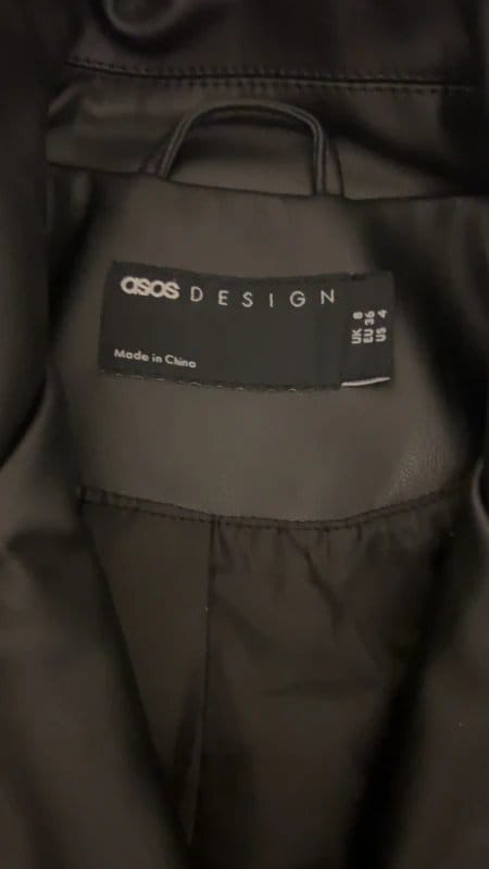 ASOS Black Leather Jacket