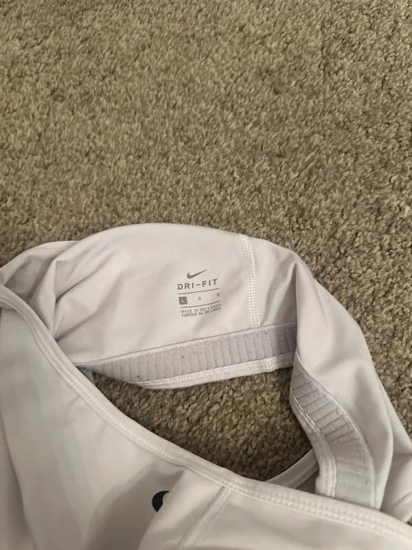 Nike Nike dri-fit white sports bra