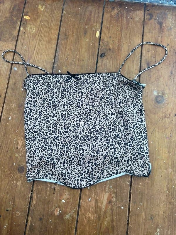 Bershka bershka leopard print top