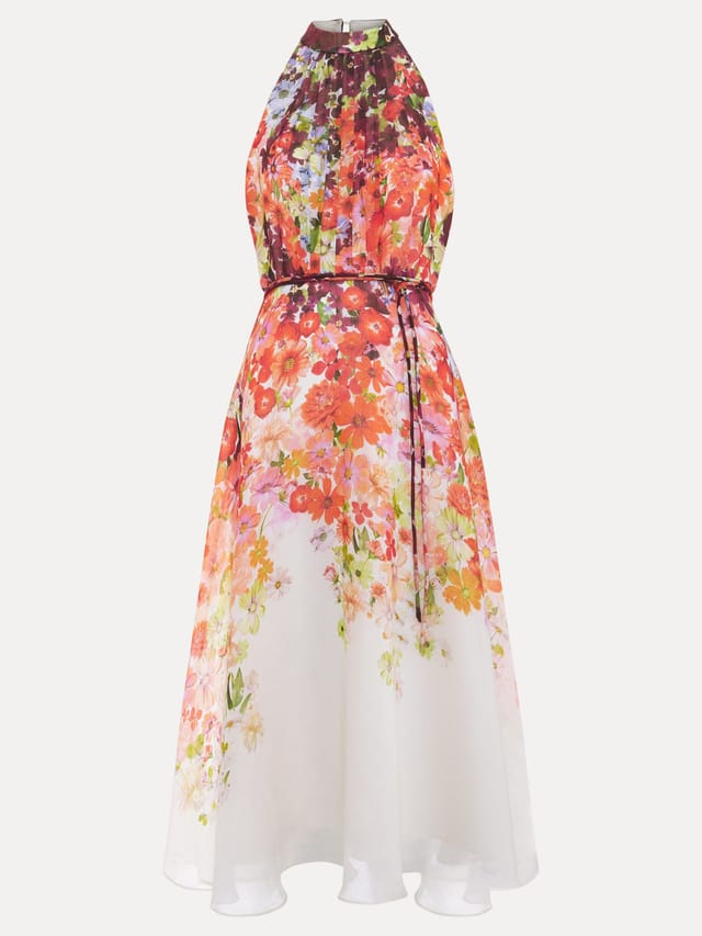 Phase Eight Phase Eight Women's Bethany Floral Print Dress in Bright Pink - 2