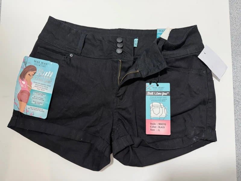 Push Up Denim shorts L