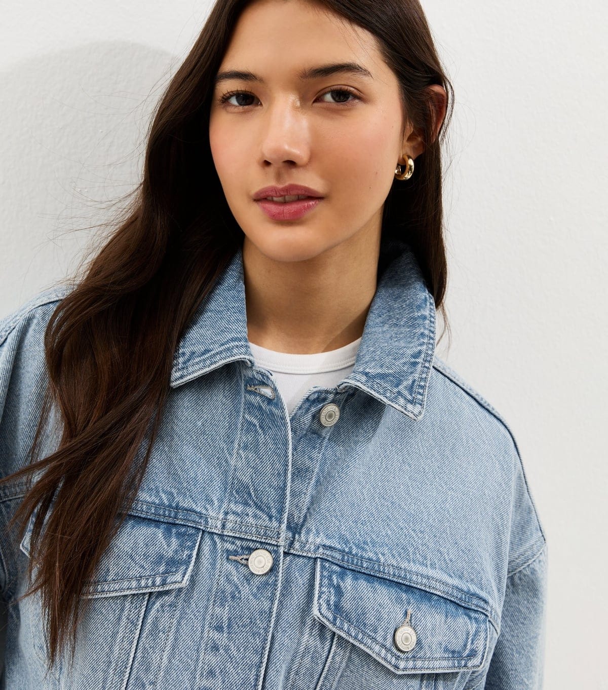 New Look Women's Blue Oversized Denim Jacket New Look - 4