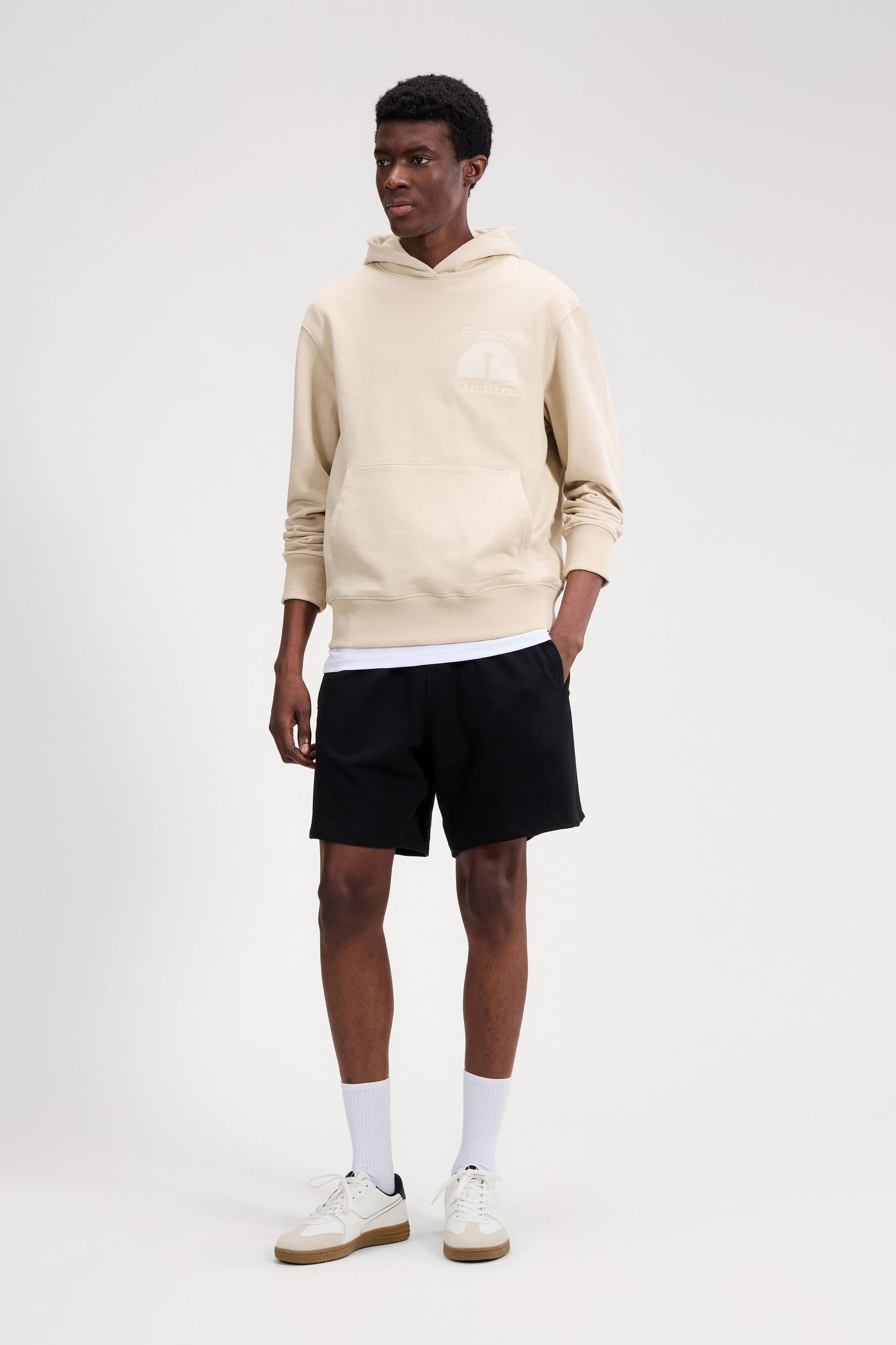 Ellesse Ellesse Men's Club Di Corsa Hoodie in Stone - 4