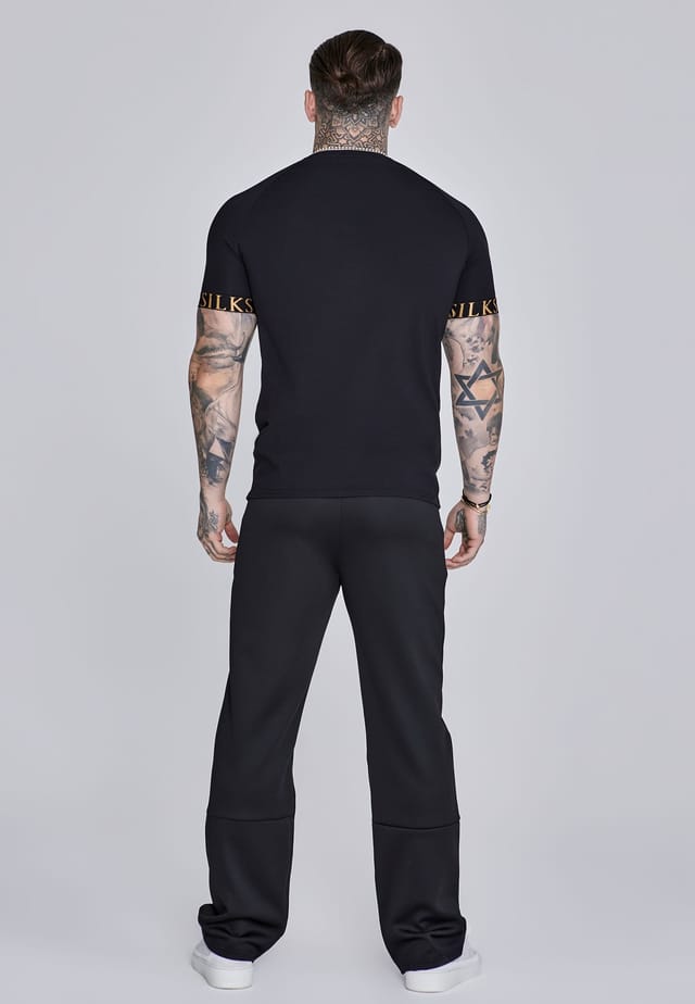SikSilk SikSilk Men's Tech T-Shirt in Black - 3