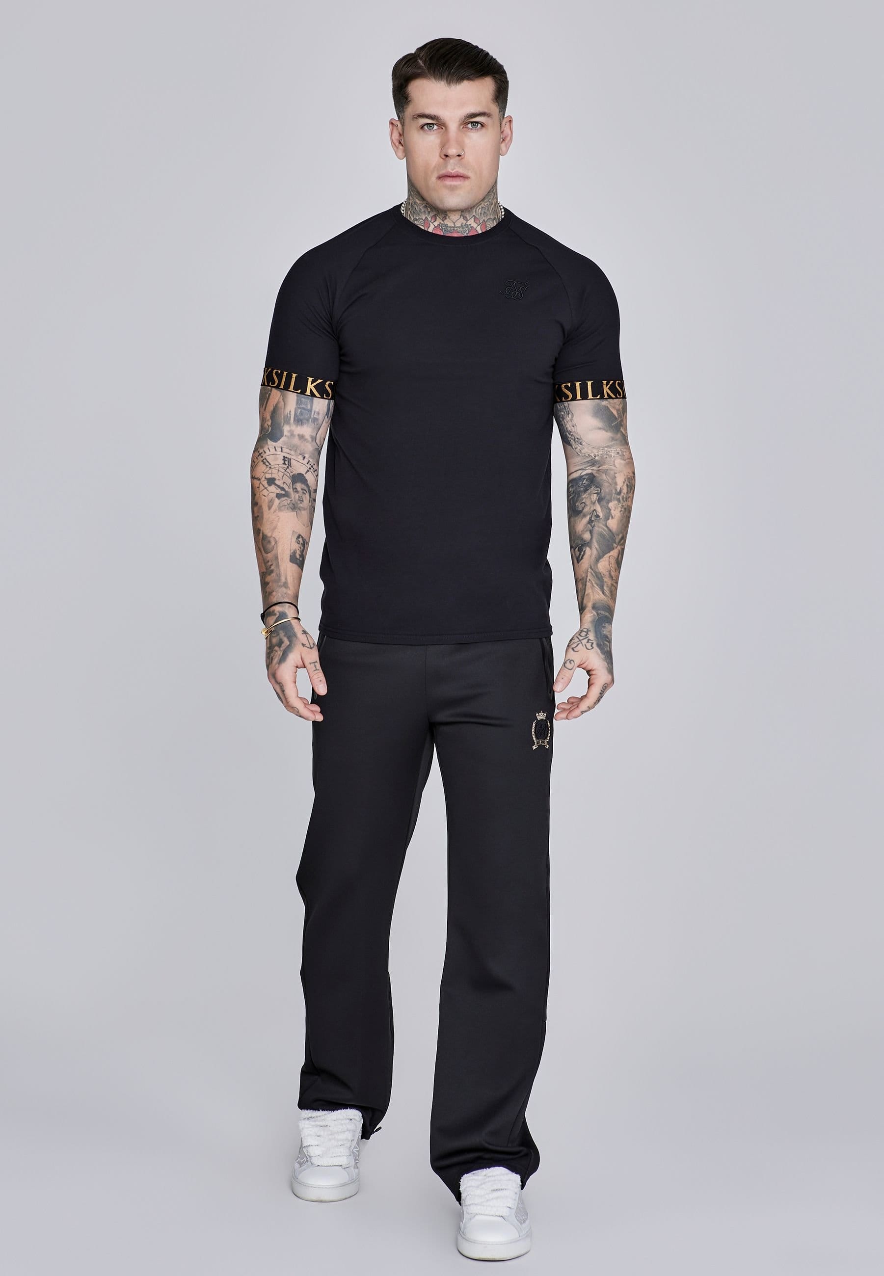SikSilk SikSilk Men's Tech T-Shirt in Black - 4