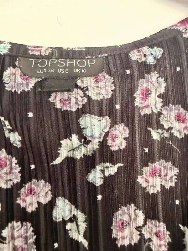 Topshop Top shop women’s floral wrap dress size 10