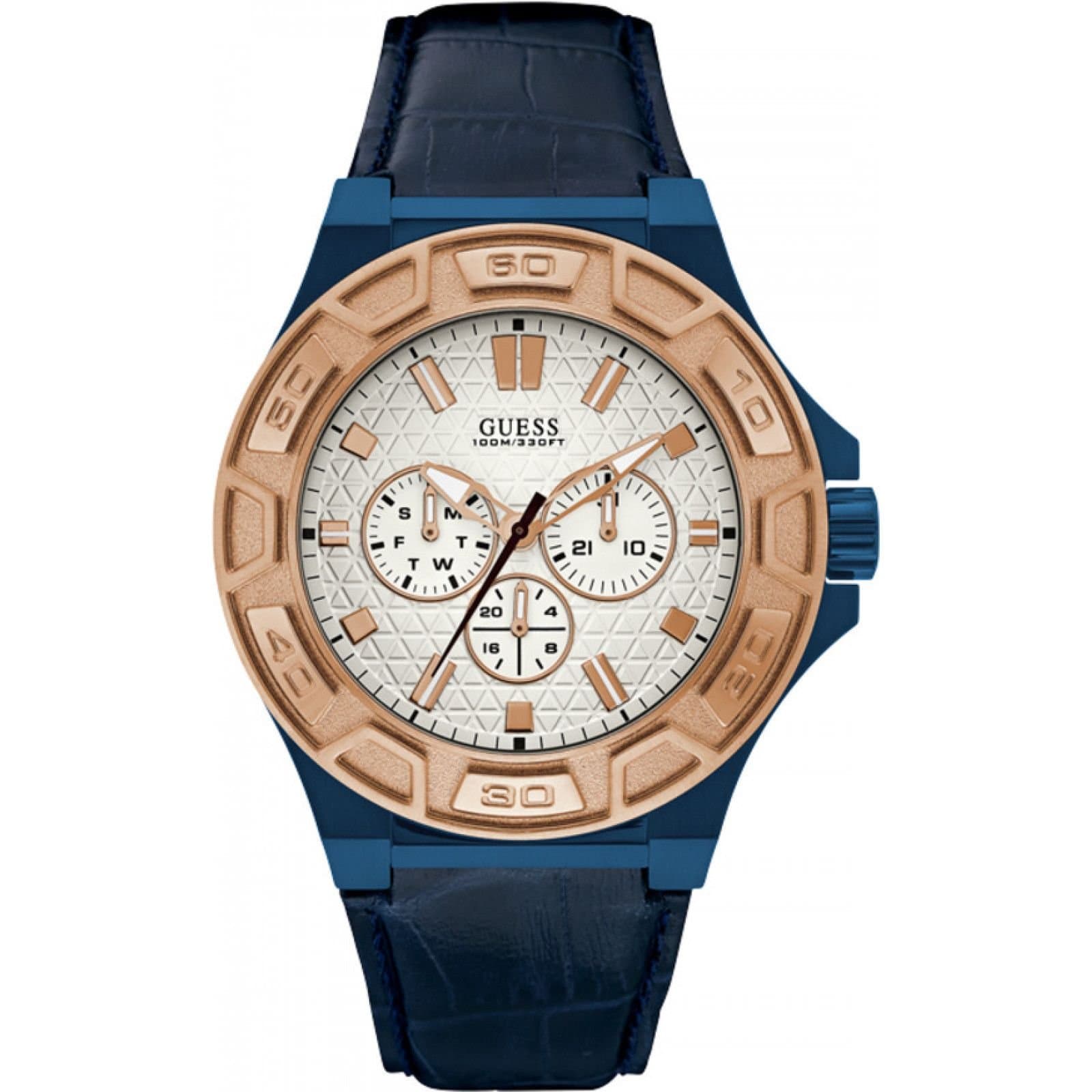 GUESS Guess Men's W0674G7 45mm Quartz Watch in Blue