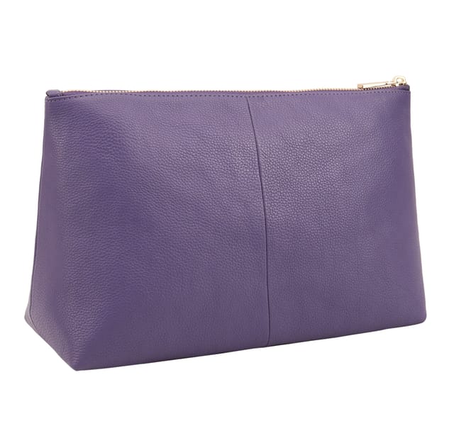 Paul Costelloe Paul Costelloe Women's Mohi Leather Pouch in Violet - 2
