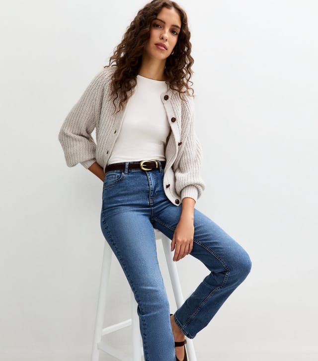 New Look Women's Tall Blue Full Length Slim Stretch Denim Jeans New Look - 2