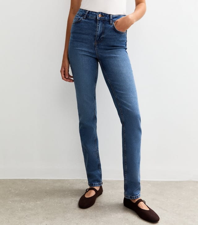 New Look Women's Tall Blue Full Length Slim Stretch Denim Jeans New Look - 3