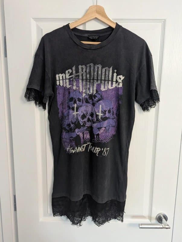 Topshop Topshop band t-shirt dress