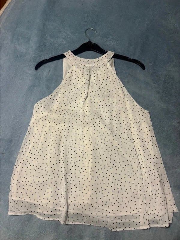 New Look Halter Neck Polka Dot Top