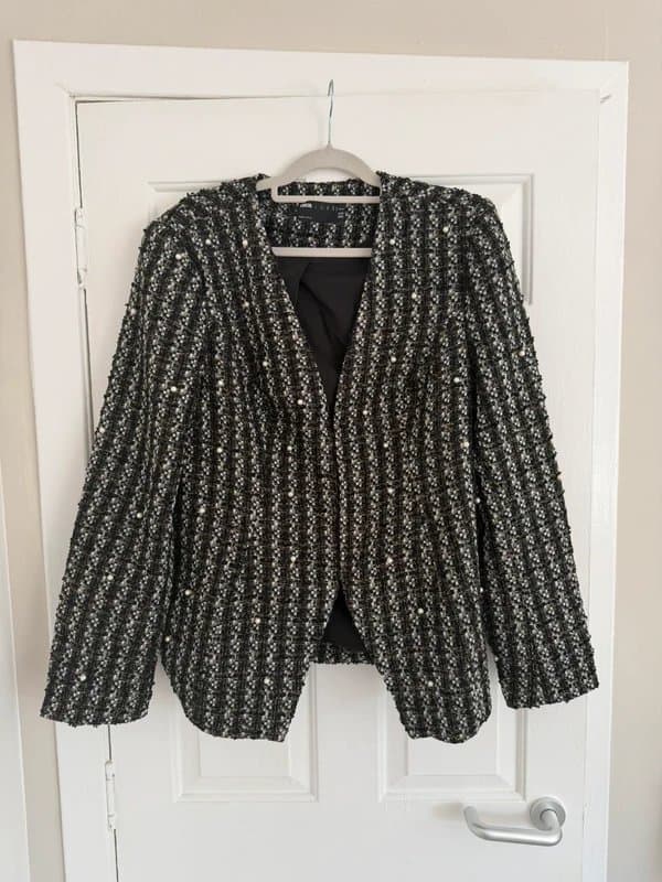 ASOS Curve ASOS Luxe Boucle Blazer