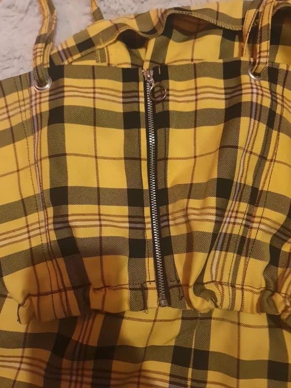 ASOS Asos yellow tartan co-ord
