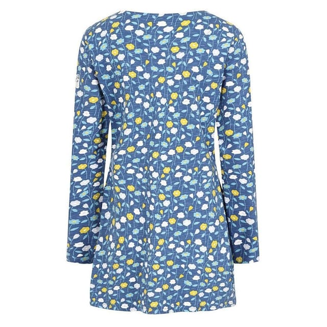 Lazy Jacks Lazy Jacks Women's Daisy Tunic Top in Blue - 2