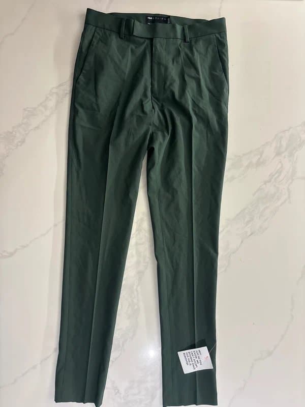 ASOS Design Men’s ASOS design dark green trousers 32R