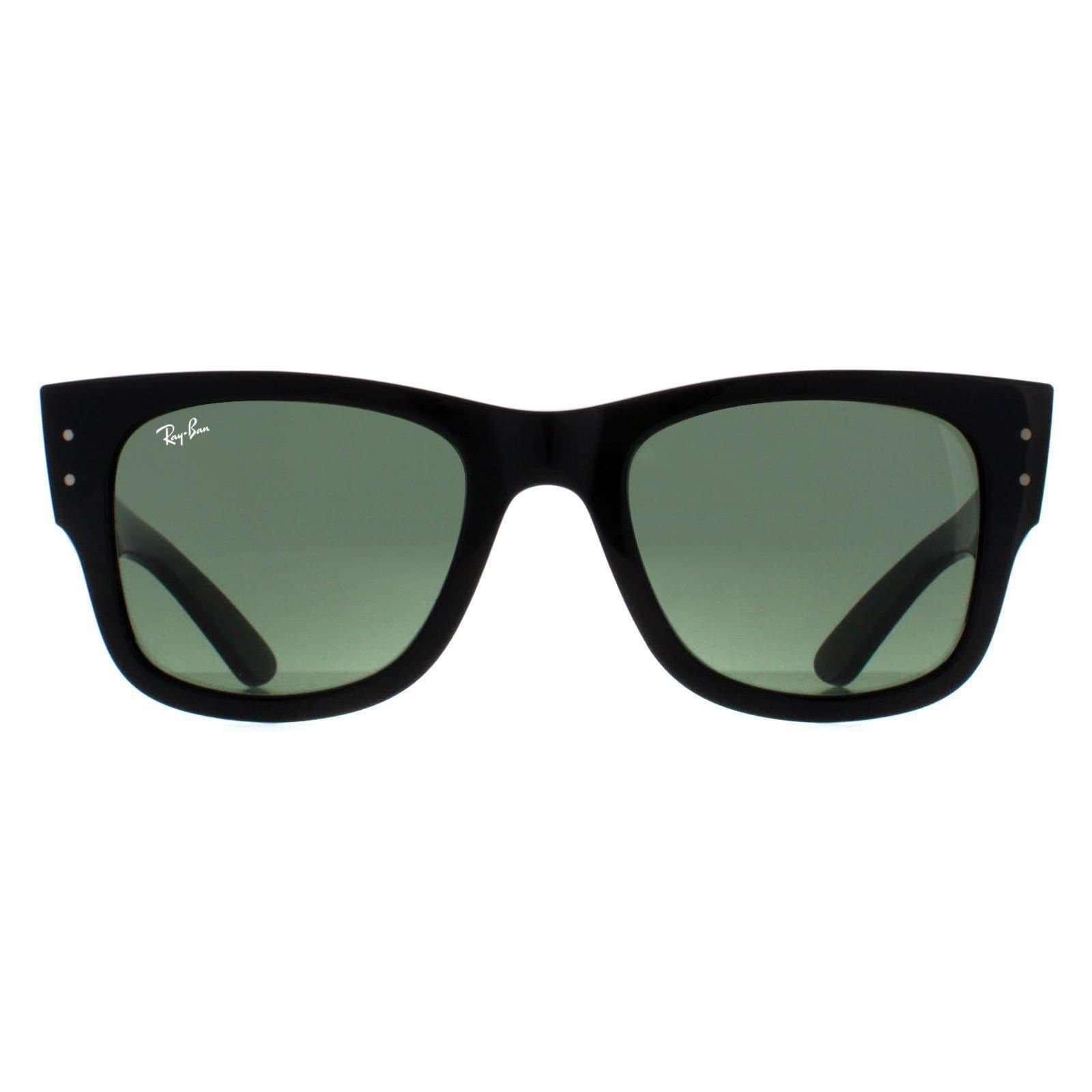 Ray-Ban Ray-Ban Men's Square Polished Black Green RB0840S Mega Wayfarer