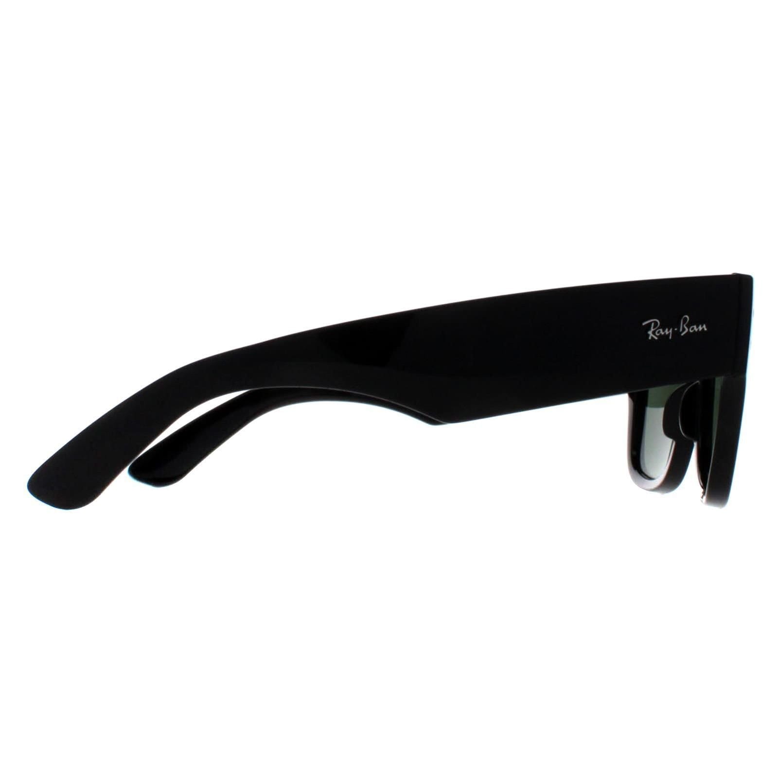Ray-Ban Ray-Ban Men's Square Polished Black Green RB0840S Mega Wayfarer - 4