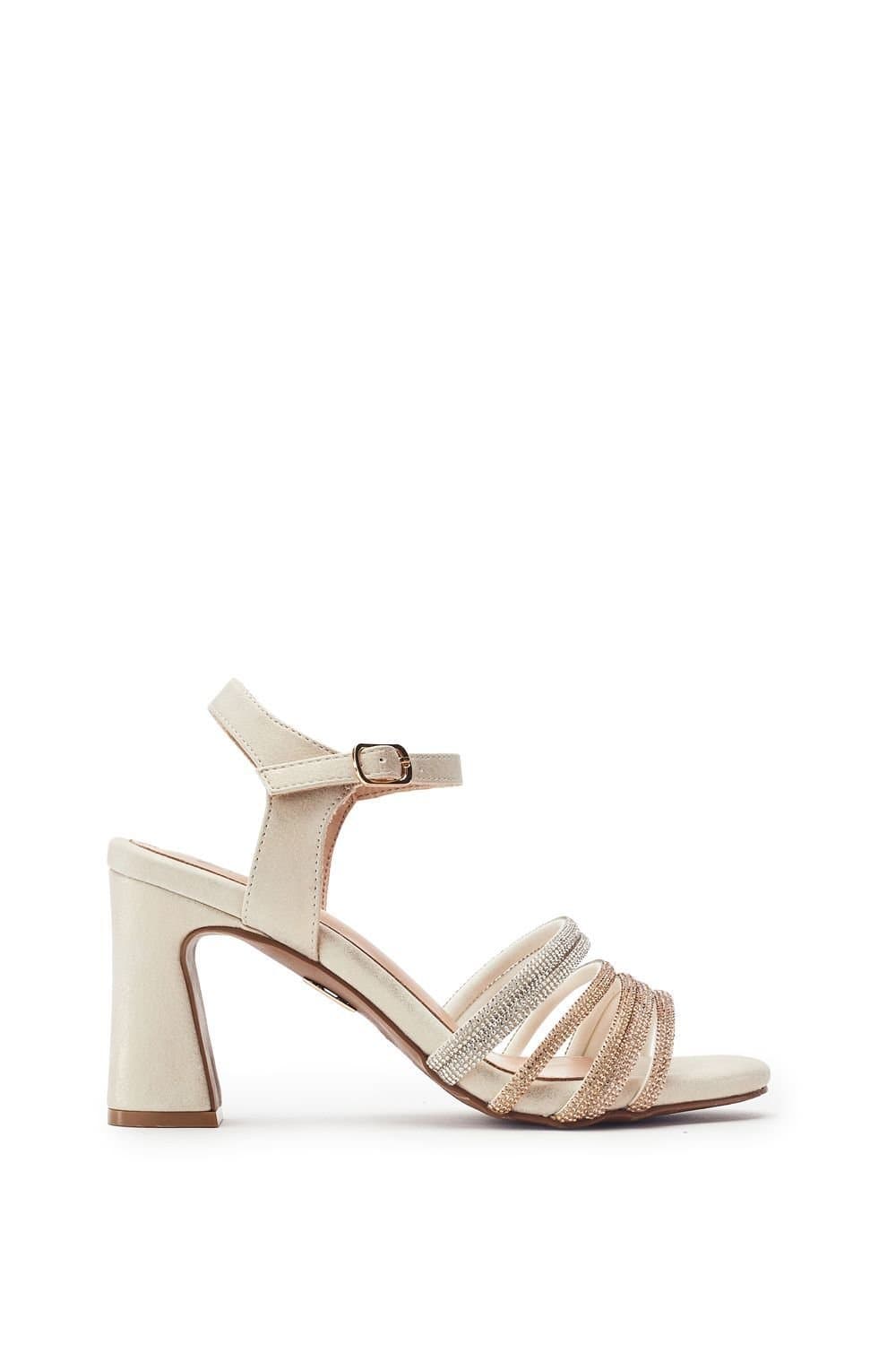 Moda in Pelle Moda In Pelle Women's 'Narine' Porvair Heeled Sandals in Gold