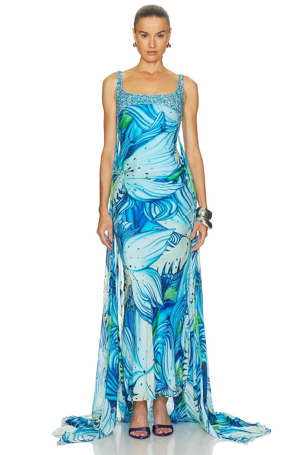 revolve Floral Pixie Trail Dress