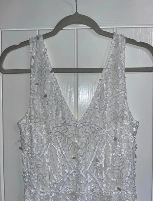 ASOS ASOS beaded sequin wedding dress size 10