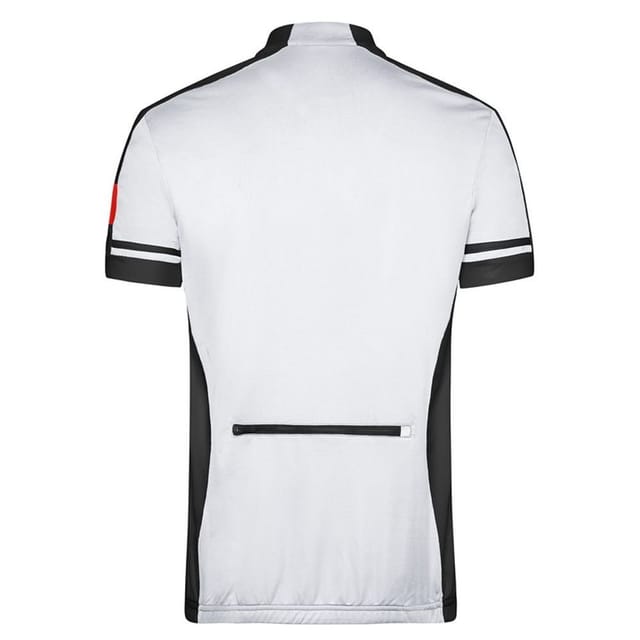 James and Nicholson James and Nicholson Men's Bike Full Zip T-Shirt in White - 2