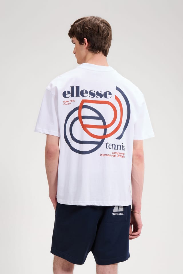 Ellesse Ellesse Men's THE D'ITALIA TEE in White - 2