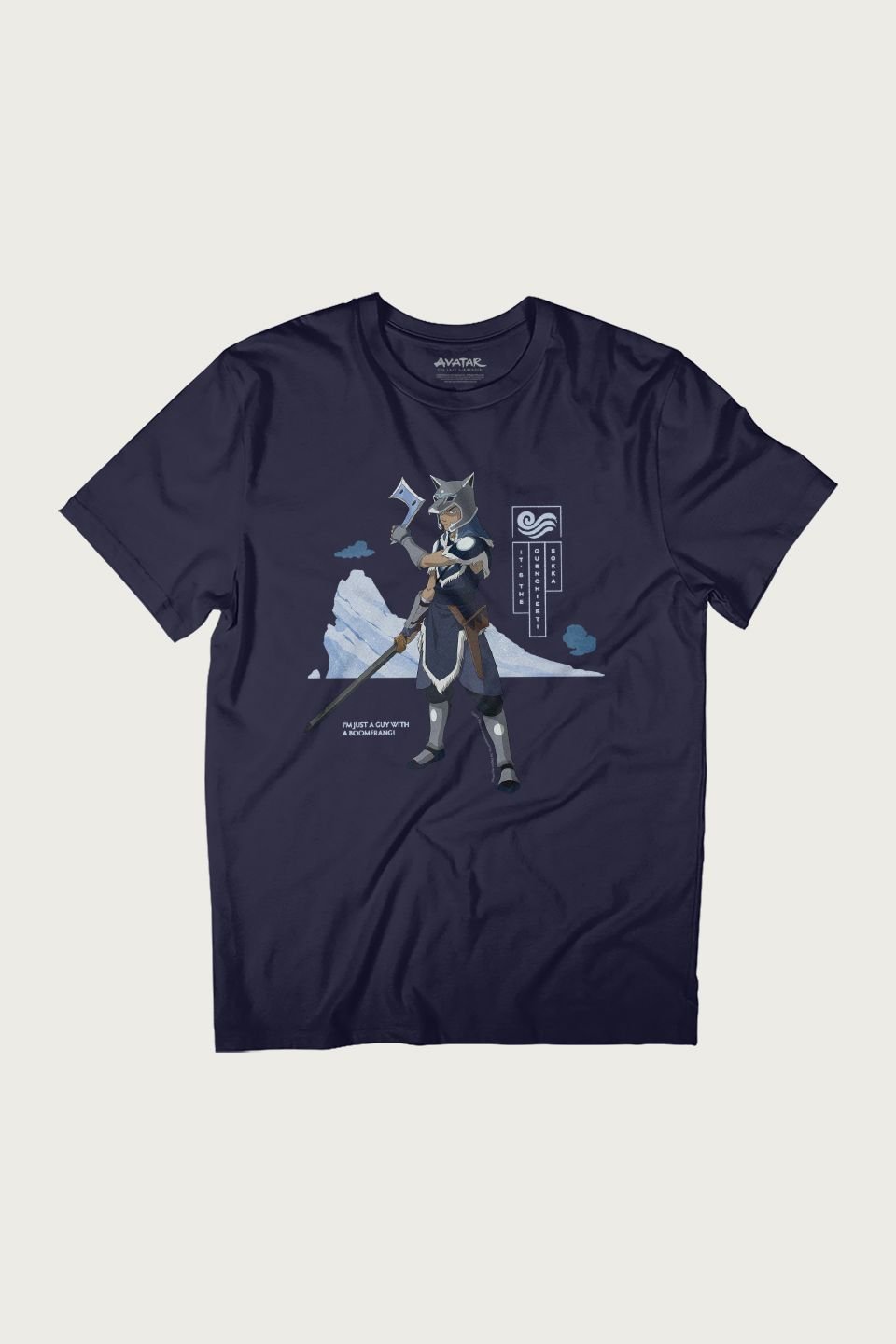 Avatar: The Last Airbender Avatar: The Last Airbender Men's Sokka Water Tribe Warrior T-Shirt in Navy - 2