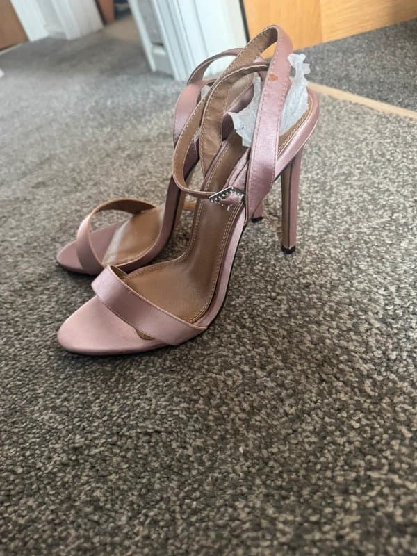 ASOS Asos pink satin heels UK 5.5