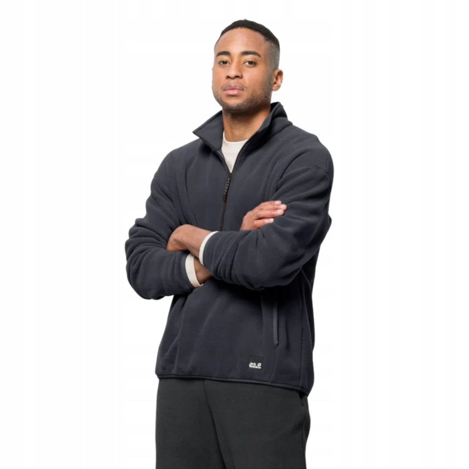 Jack Wolfskin Jack Wolfskin Men's Osloer Fleece Top in Black