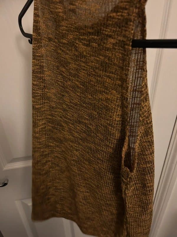 Topshop Yellow knit vest