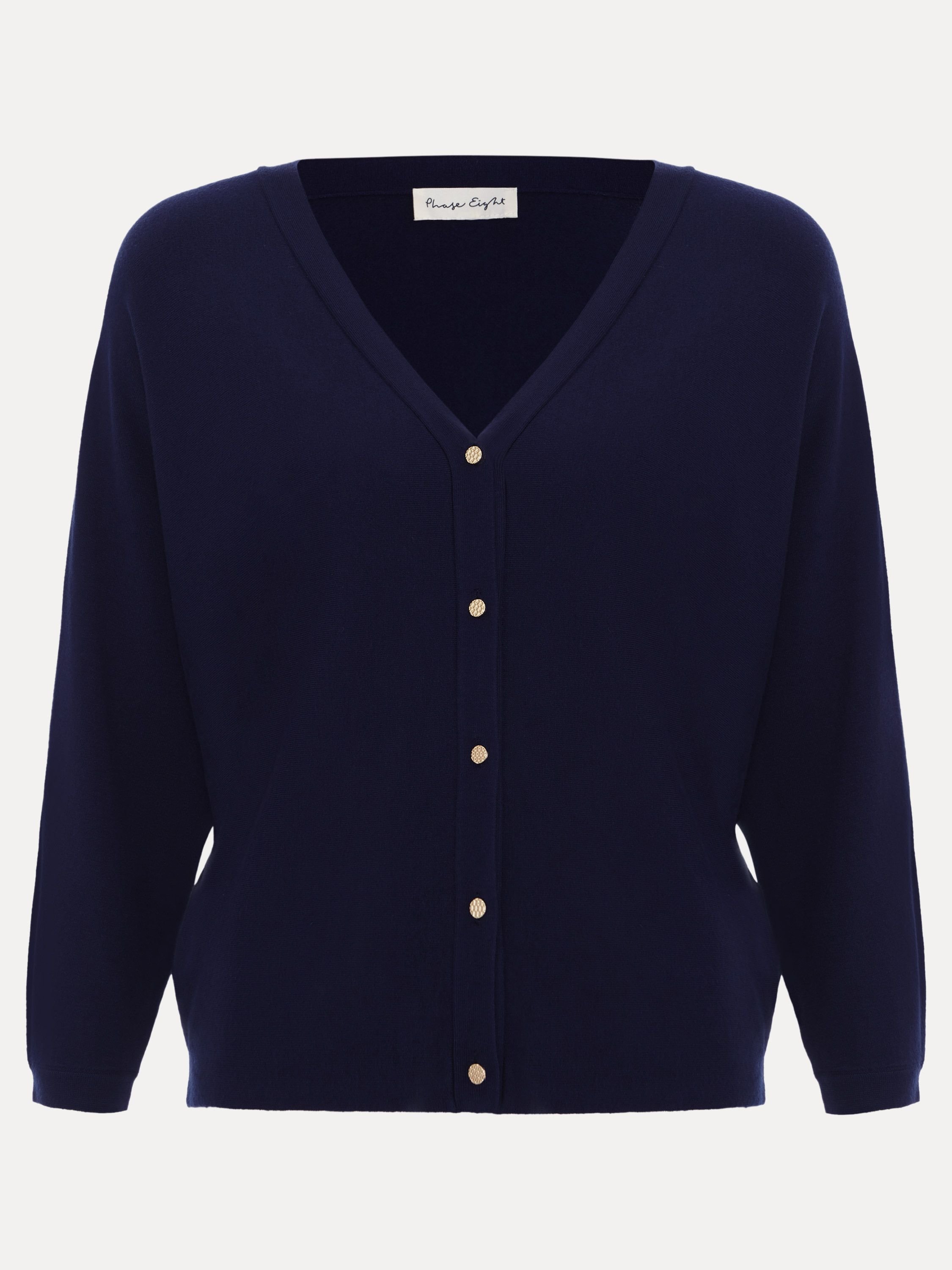 Phase Eight Phase Eight Women's Cristine V-Neck Cardigan in Dark Navy - 2