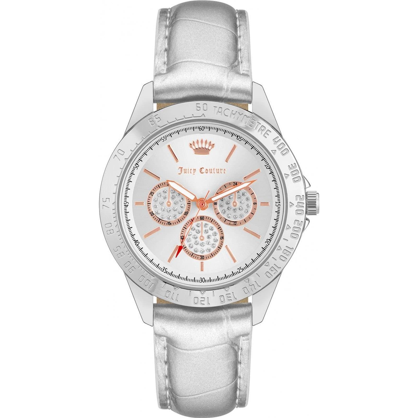 Juicy Couture Juicy Couture Women's JC1221SVSI 38mm Quartz Watch in Silver