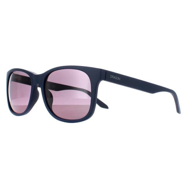 Dragon Dragon Men's Rectangle Matte Navy Lumalens Smoke Eden in Blue - 2