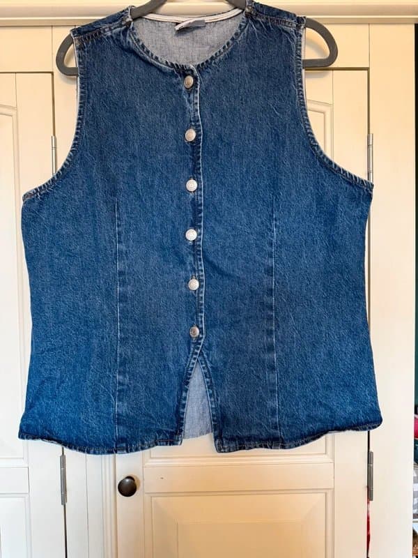 ASOS ASOS Women’s Denim Waistcoat size L