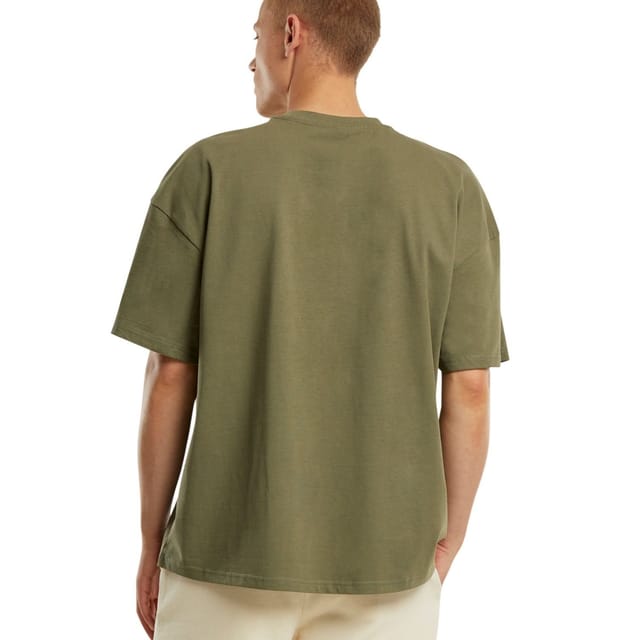 New Morning Studios New Morning Studios Men's Jersey Cotton Oversized T-Shirt in Olive - 2