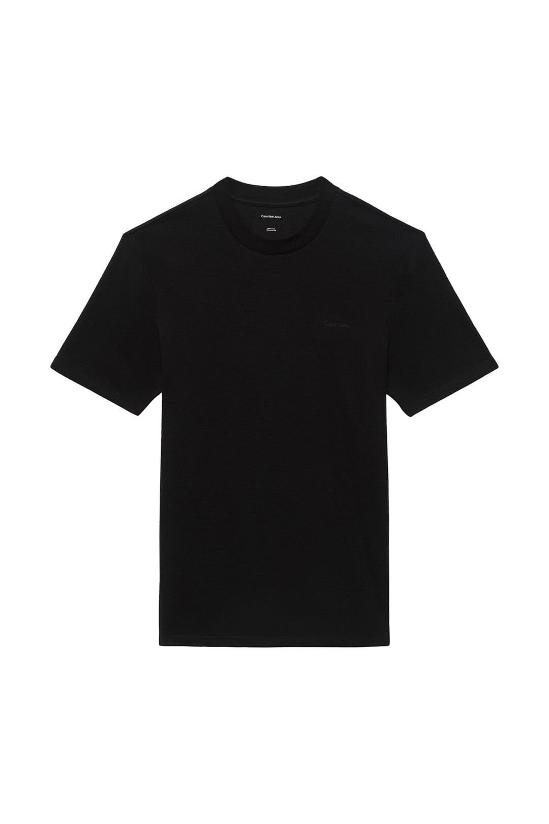 Calvin Klein Calvin Klein Men's Tech Interlock Crew Neck Tee Black - 1