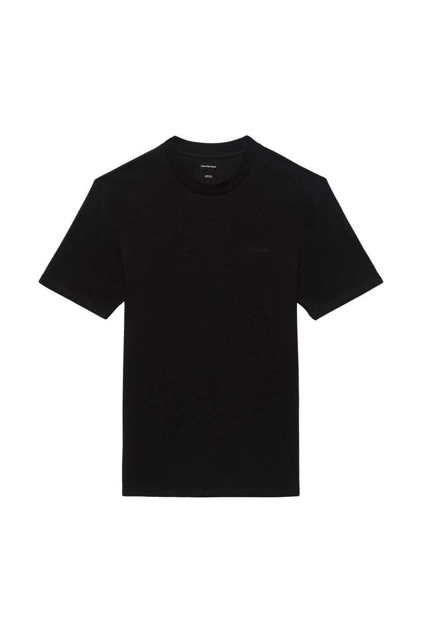 Calvin Klein Calvin Klein Men's Tech Interlock Crew Neck Tee Black - 1