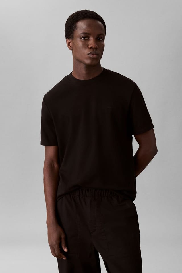 Calvin Klein Calvin Klein Men's Tech Interlock Crew Neck Tee Black - 2