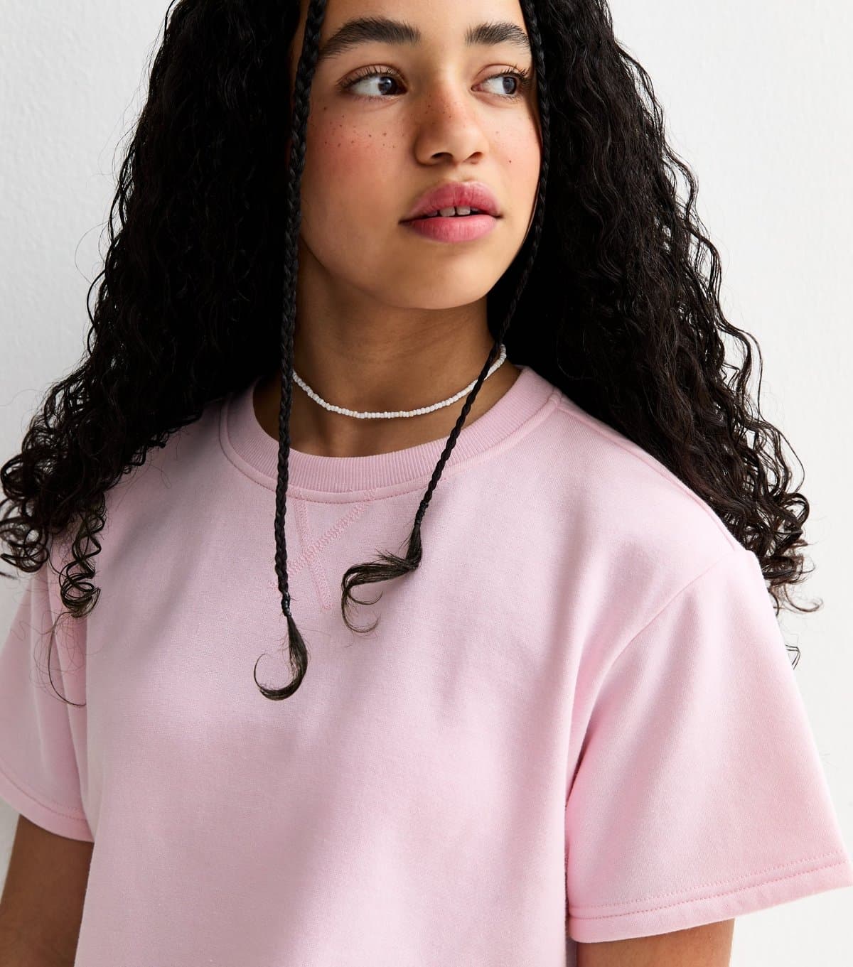 New Look New Look Light Pink Jersey Sweatshirt Top